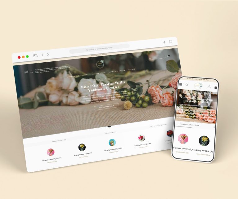 Aidia Flowers Design präsentiert handgefertigte Blumenarrangements in einem stilvollen und liebevoll gestalteten Shopify-Shop. Ästhetische Produktdarstellungen, klare Nutzerführung und eine warme Markenatmosphäre schaffen ein besonderes, inspirierendes Einkaufserlebnis.